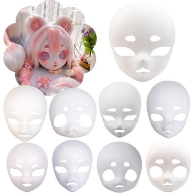Base Kigurumi Cosplay 3D Máscara de Crânio de Animal Selvagem Máscara Peluda DIY Cabeça de Gato Kawaii Máscaras de Crânio Adereço de Fantasia