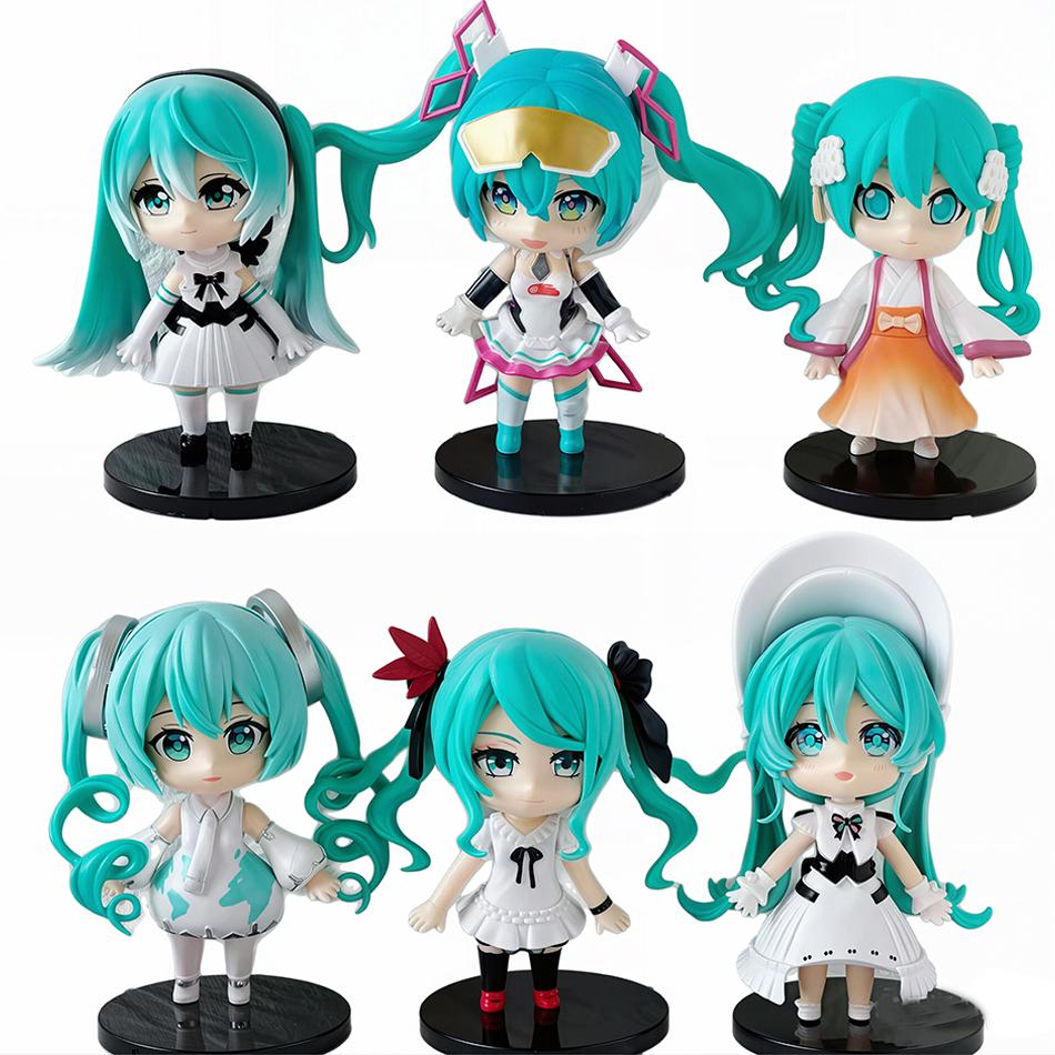 Caja Ciega Hatsune Miku Qu Yunshang Serie Linda Figura De Anime Mu Elemento Cuadrtico Pvc Modelo Figuri eca Kid Friendly Entertaining Fun Play Safe