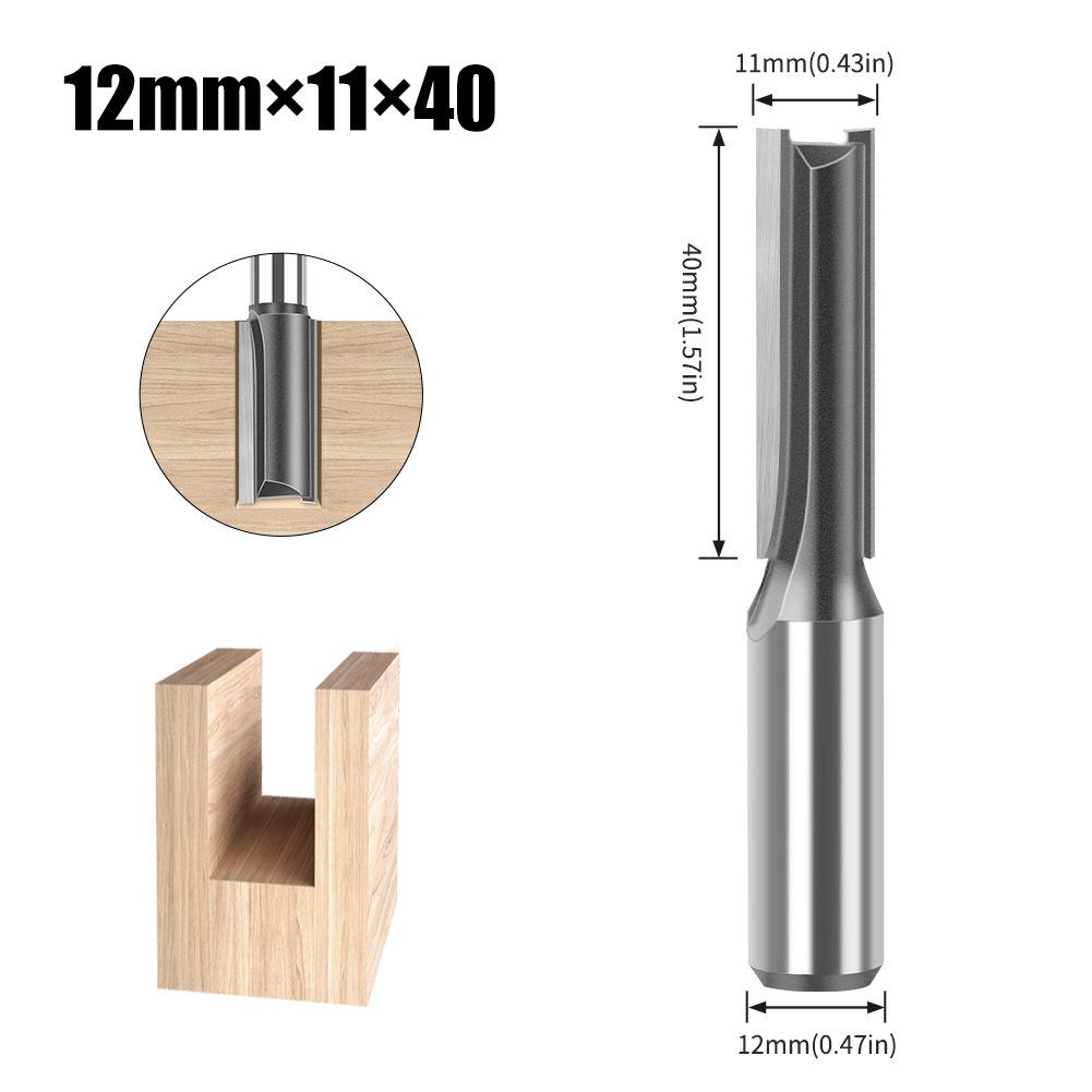 

Woodworking Milling Cutter 12 Handle Extended Straight Blade Length 40Mm Slotted Straight Knife Slotted Cutter Slotted Milling Cutter Tools Extended straight knife 12 * 11 * 40