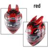 Unique Bull Horns Full-Face Motorcycle Racing Helmet - Fashionable and Personalized