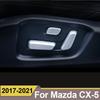 ABS Chrom Auto Sitz Einstellung Schalter Sitz Lift Schlüssel Dekoration Abdeckung Trim Für MAZDA CX-5 CX5 CX 5 2017 2018