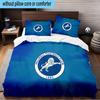 Millwall Fc Crest Design 3PCS Print Bedding Set, Includes A Duvet Cover and Two Pillowcases for Bedroom, Dormitory, Suitable for All Seasons