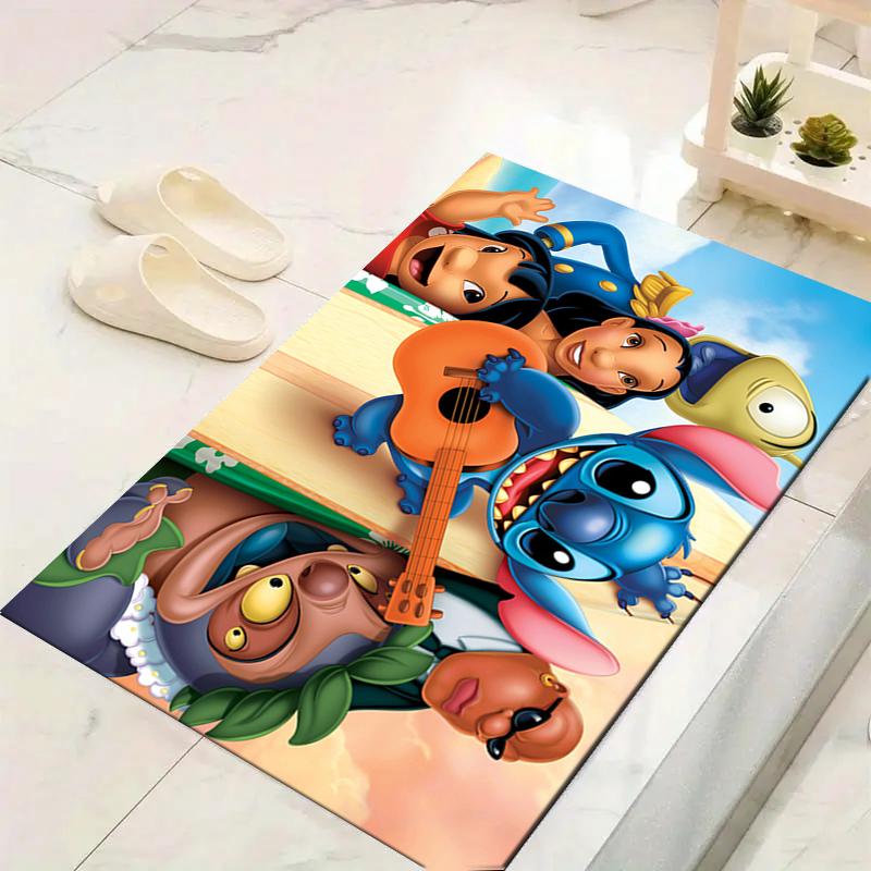 1Pc Lilo Stitch Adventure Rug, Office Carpet Indoor Outdoor Doormat, Non-Slip Soft, Living Room, Christmas Halloween Gift. M928593