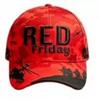 Popular RED Friday Hat D Camouflage Print Baseball Cap, Military Fan Commemorative Cap