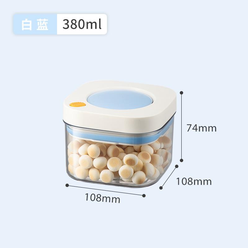Vacuum Sealed Food Storage Containers | Transparent Airtight Kitchen Jars Rice/Coffee/Flour | BPA-Free Plastic Fresh-Keeping Box