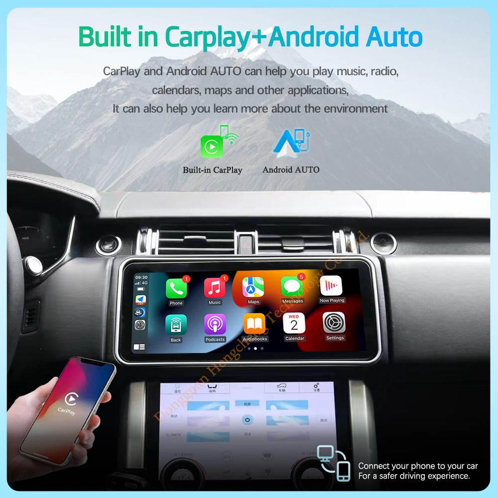 12.3" Car Multimedia Player For Land Rover Vogue L405 2013-2017 GPS Navigation Radio Android13 8+128G CarPlay 4G Host 360Camera