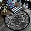 Cartoon Print Round Area Rug,Carpet Rug for Living Room Bedroom Sofa Playroom Decor,Non-slip Floor Mat