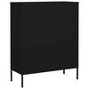 vidaXL Lagerschrank Schwarz 80x35x101,5 cm Stahl