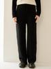 Women's High-Waist Cashmere Wide-Leg Knit Pants