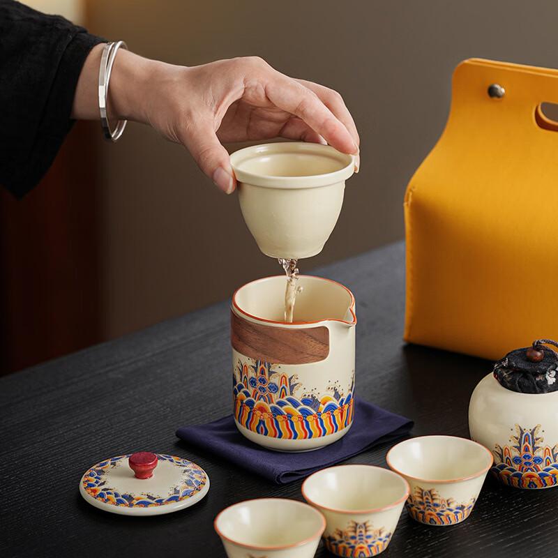 Zhuchuang Jingpin Ru Kiln Kung Fu Tea Set