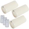 3PCS Remote Control Electronic LED Simulation Candle Lamp for Home Wedding Party Decoration