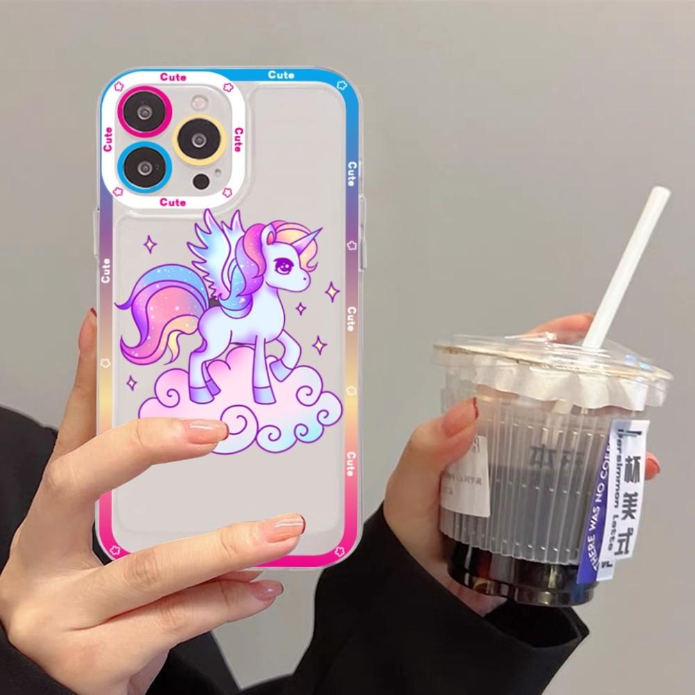 Cartoon Unicorn Phone Case For Redmi 7 8 9 A For Redmi Note 5 7 8 9 10 11 Pro Max 4G 5G Funfas