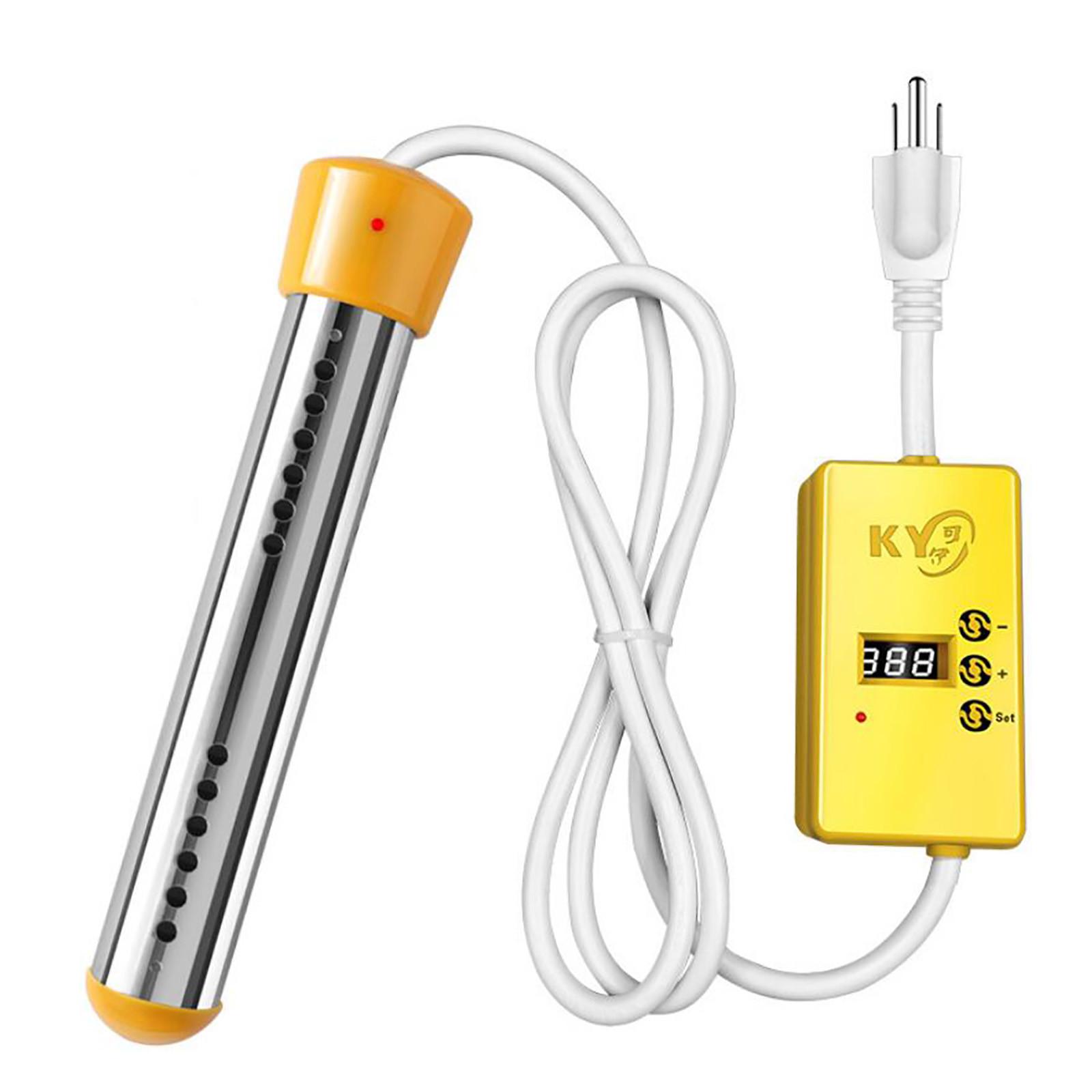 

Побутовий надувний обігрівач для ванни з нержавіючої сталі 1500 Вт жовтий