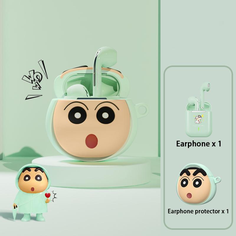 

Беспроводные наушники Всплывающие вкладыши-вкладыши с шумоподавлением Датчик для наушников Surround Bluetooth 5.3 Интеллектуальная гарнитура с сенсорным управлением зелёный