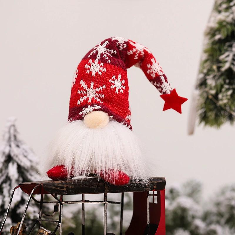 Vánoční ozdoby Vánoční trpaslík Santa Xmas Veselé vánoční dekorace Potřeby Stolní dekorace na dárky Produkty Tkanina