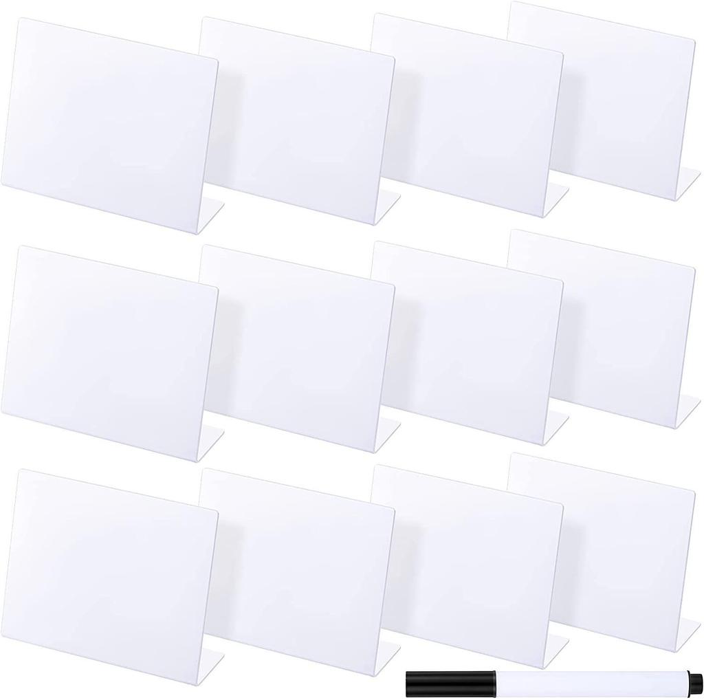 Acrylic Plexiglass Blackboard Sign for Wedding and Party Tabletop Display