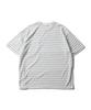 AMFEAST Striped Terry Pocket T-Shirt Pale Blue