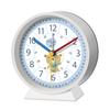 Early Education Desk Clock Needle Display Quartz Alarm Clock Silent Sweep Movement Silent Walking Soft Night Light Metal Frame
