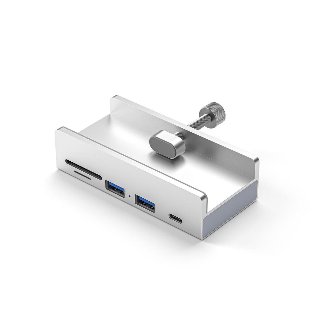 USB 3.0 Back-Clip-Hub mit Stromverteiler - 4-Port-Erweiterungsdock