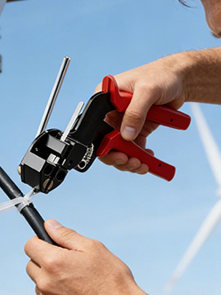 Cable Ties Plier Stainless Steel Locking Tie Hand Wrap Tool Multi-Purpose Cutting Tension Automatic Zip Tie  Hand  Wrap Tool