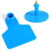 Blank Cattle Ear Tags - 100PCS Plastic Livestock Ear Tags Farm Animal Tags ID Tags Red Yellow Green Blue Orange Ear Tagger Cattle Ear Tags for Cow