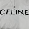 CELINE White 2Y668670Q Sweatshirts Hoodie Oversized Shirt tops S whiteUsed