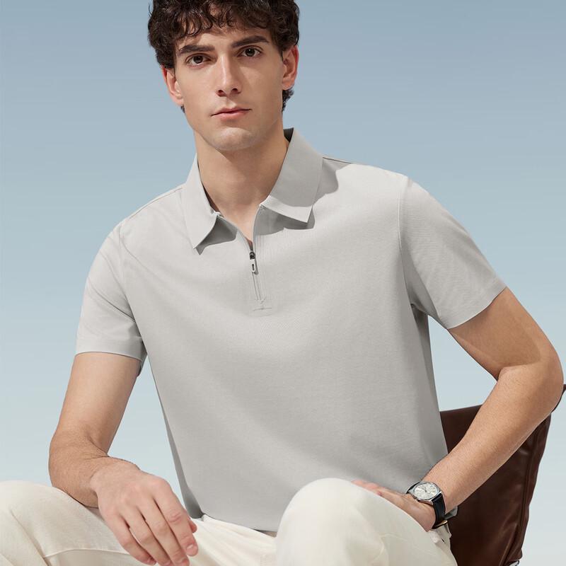 Judger Men's Cotton Modal Business Casual Short Sleeve T-Shirt