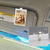 Multipurpose Car Sunvisor Frame Holder for Displaying Photos and Storing Small Items Like Cards for Organized Car Space