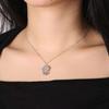 Zhaocai Ping An Lock Necklace National Style Copper Coin Pendant Light Luxury Simple Holiday Gift Collarbone Chain Starts Translationjavascript:;
