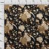 oneOone Cotton Flex Brown Fabric Asian Chinese Craft Projects Decor Fabric Printed By The Yard 40 Inch