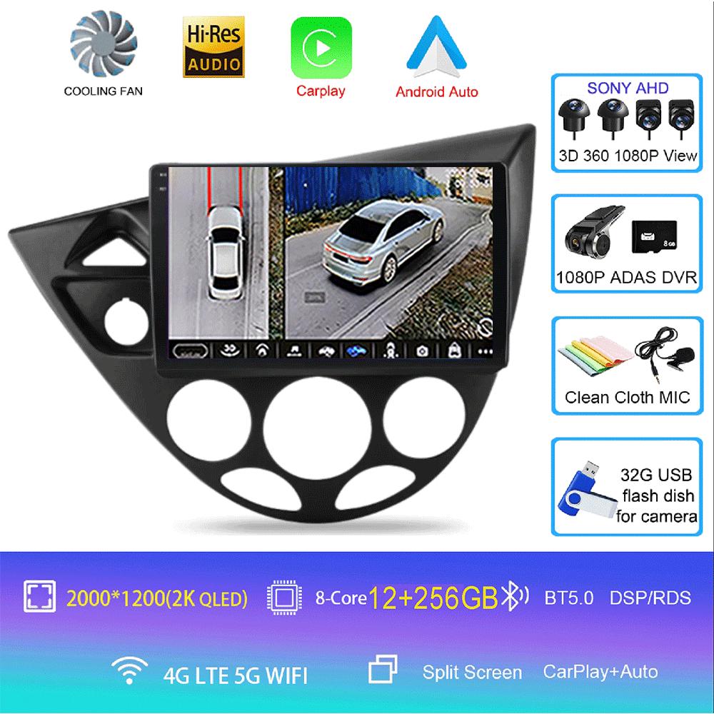 9“ Android 13 For Ford Fiesta 1995-2001 Focus MK1 1998-2004 7 Inch Multimedia Car Radio Stereo Carplay Autoradio Head Unit Auto