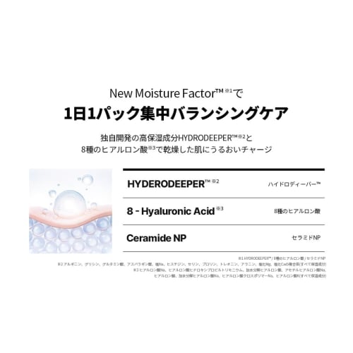 MEDIHEAL THE 365 Mask Skin Balance Care 365 für die tägliche Anwendung 30 Tuchmasken (DIE NMF 365 Aqua-Maske)