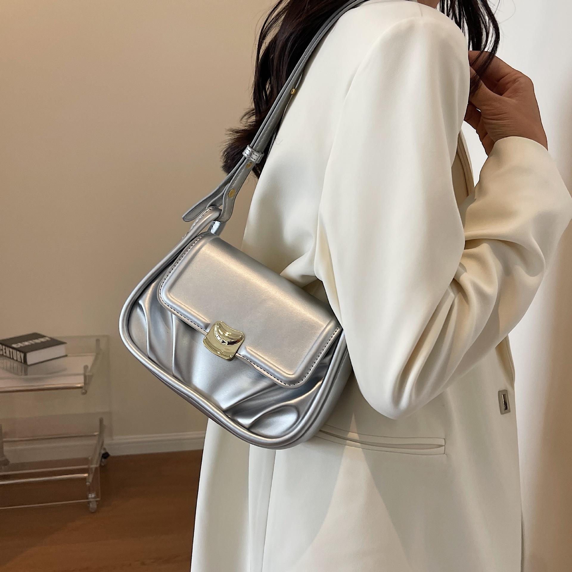 Весна Осень Новая Сумка на Плечо Новая ПУ Женская Летняя Универсальная Сумка Кроссбоди — фото 6