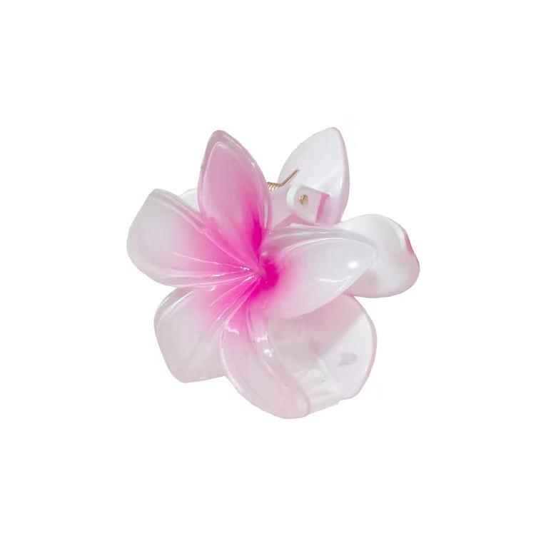Vintage Damen Mehrfarbige Frangipani Fee Haarspange
