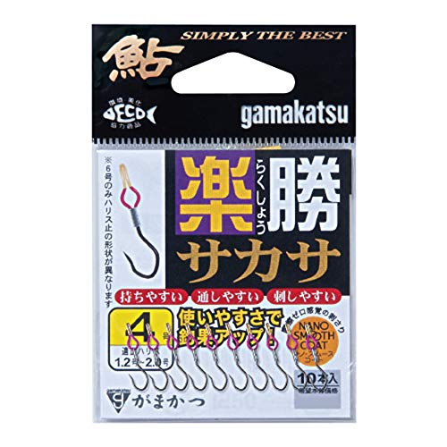 Gamakatsu T1 Easy Sakasa Harris stop type 4 No. 4 розовый