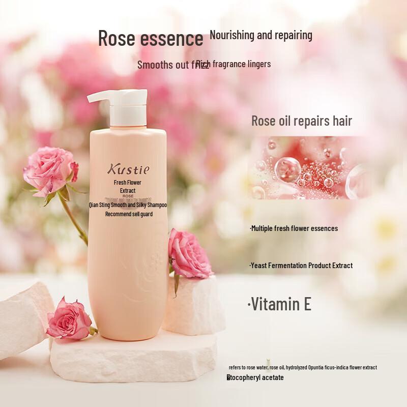 Kustie Rose Smooth Shampoo