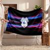 Cardiff City Personalisierte Fleecedecke Mit Fußballlogo, Individueller Name Text Weiche Warme Heimdecke