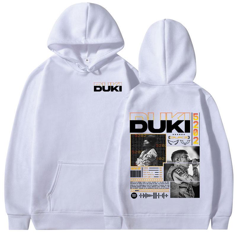 Rapper Duki Duki 5202 MIXTAPE 2025 Album Hoodies Men's Women Casual Oversized Sweatshirt Fashion Hip Hop Long Sleeve Pullovers