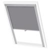 VidaXL Pleated Roller Blind Grey PK08 Window Awning Curtain 133499