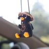 Cute Car Pendant, Rich Duck Animation Swing, Little Duck, Car Rearview Mirror Hanging Decoration