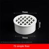 Reusable Insert Type Floor Drain Grid PVC 50-160 Round Upgraded Thickened Simple Sewer Building Materials Bathroom Accessories