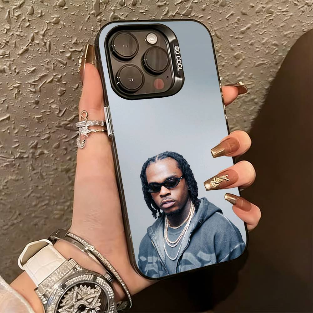G-Gunna album Rapper Singer Phone Case For iPhone 17,16,15,14,13,12,11 Plus,Pro Max,XS,Colored Silver Plated Inside Cover