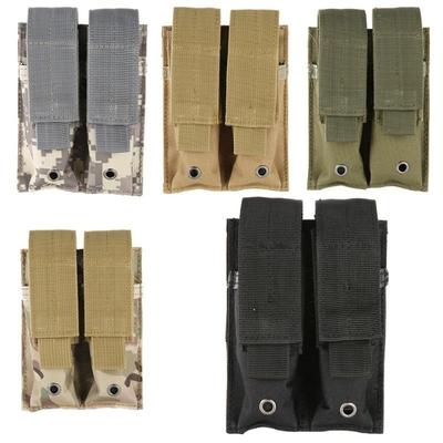 Açık Taktik Molle Çift Tabanca Mag Kılıfı Airsoft Combat