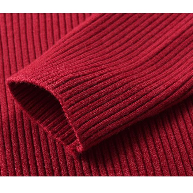 Autumn and Winter Men's High Neck Sweater Korean Version Slim Fit Youth Solid Color Pullover Bottom Knitted Jersey