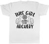This Girl Loves Doing Archery Unisexs Unisexs Ladies Unisex TShirt