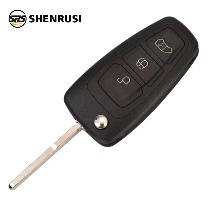 SHENRUSI BK2T-15K601-AA/ AC 434MHz ASK 4D+(83) Chip Car Keys for Ford Tourneo Transit Custom Remote Flip Key Fob Aftermarket