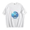 Emotional Blue Emoji Cry T-Shirt - Dramatic and Heartfelt Design Unisex Tee