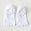 ! Women Toe Socks with Separate Fingers Summer Solid Color Cotton Five Finger Socks Women Low Cut Ankle Socks Yoga Sport