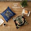 High-Rise Invasion Maple Design Cushion Cover Happy Autumn Harvest Decor Holiday Decorati Pillow Cover