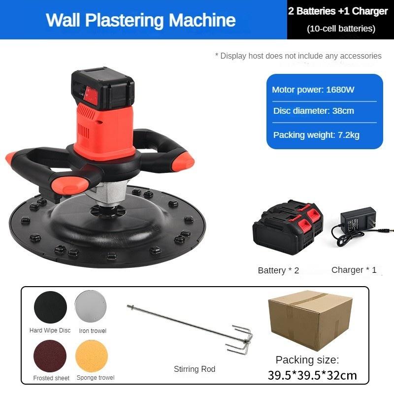 1680W Multi Functional Electric Troweling Machine Concrete Pavement Electric Mixer High Power Cement Plastering Equipment